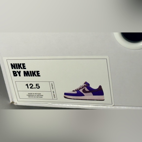 Blue and white color block sneakers - Picture 5 of 6